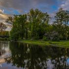 Wolken mit Spiegelung