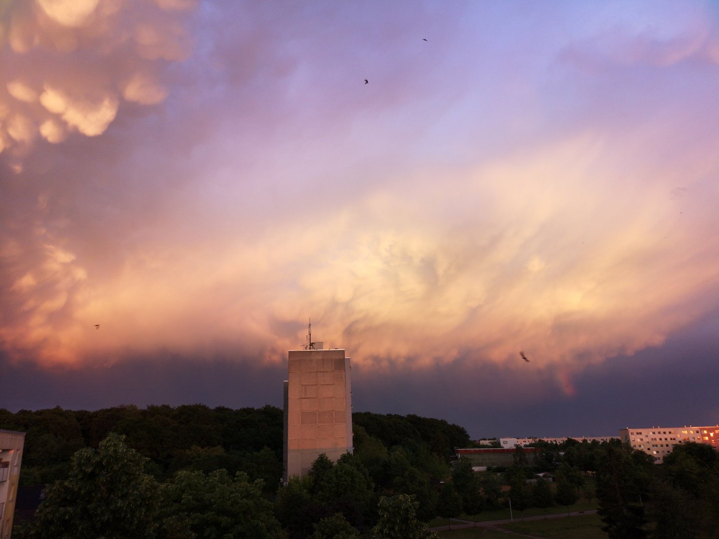 Wolken nach dem Gewitter