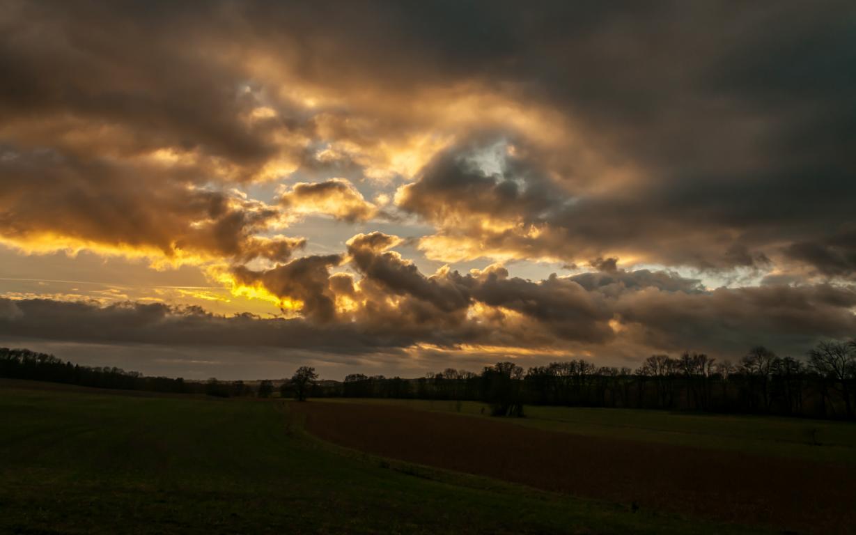 Wolken nach dem Regen