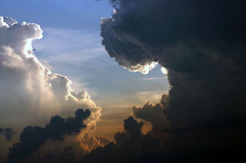 Wolken nach einem Gewitter