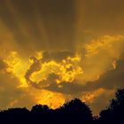 Wolken nach einem Gewitter