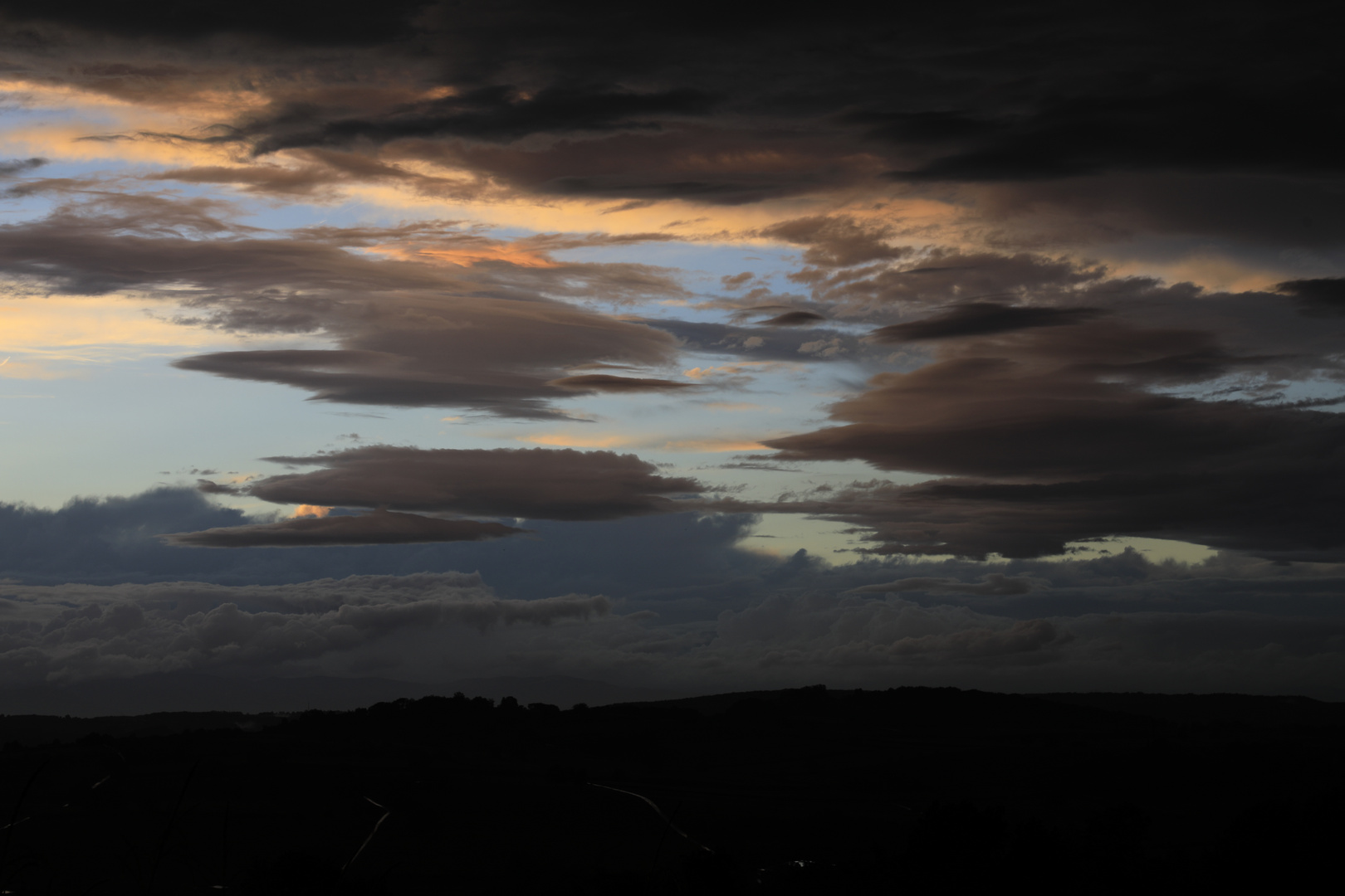 Wolken nach Gewitter