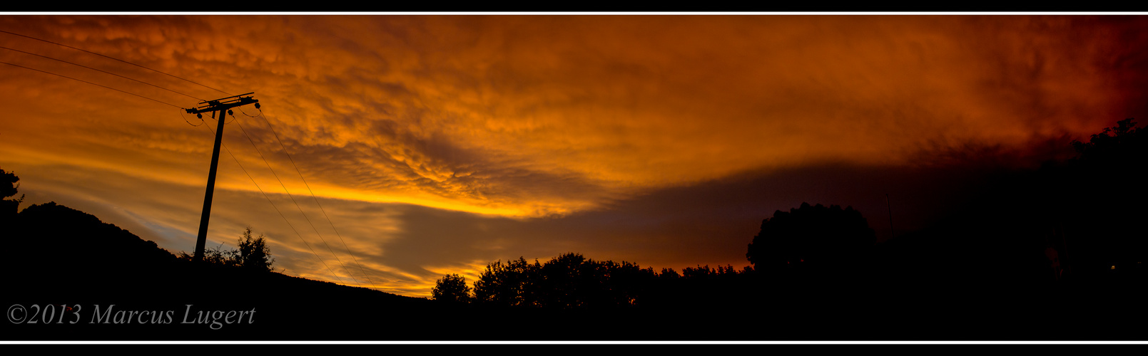 Wolken nach Gewitter