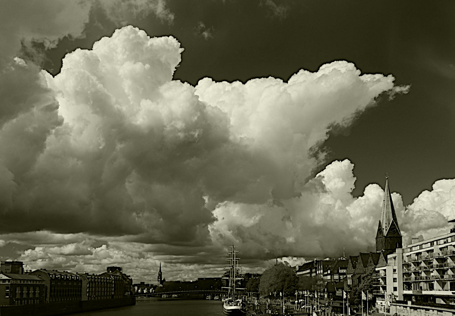 Wolken sind die Berge des Nordens...