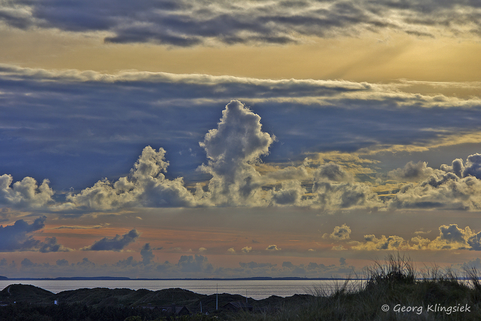 Wolken sind Gemälde am Himmel