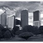 Wolken - Skyline - Park - Spaziergänger