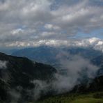 Wolken so weit das Auge reicht!