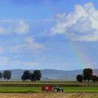 Wolken, Sonne und Regen