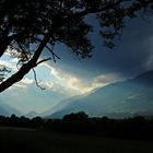 Wolken-Sonnen-Mix am Abend