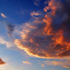 Wolken sorgen für Abendstimmung