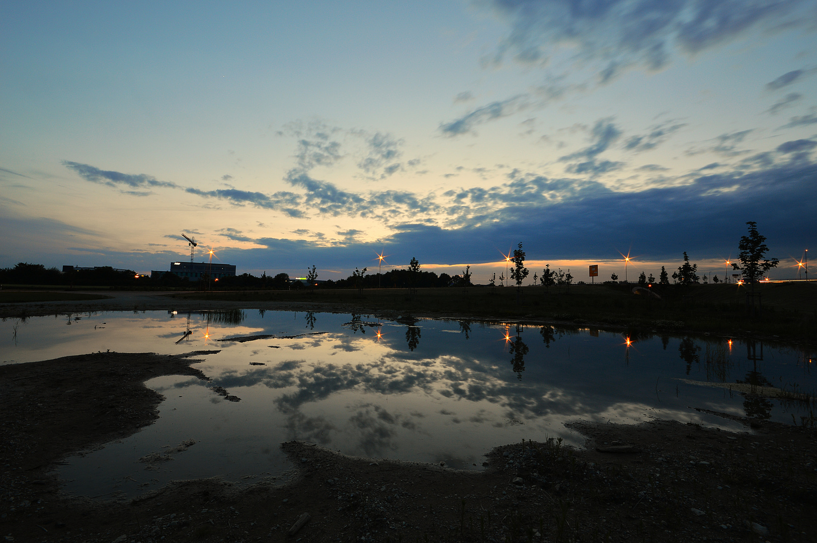 Wolken Spiegelung