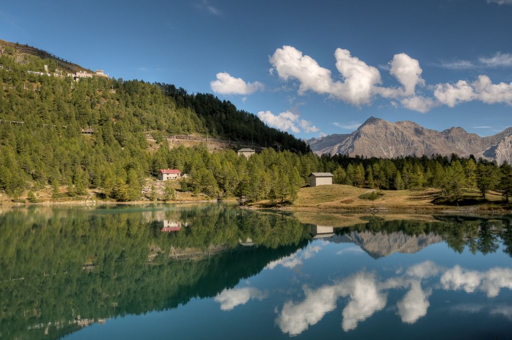 Wolken Spiegelung