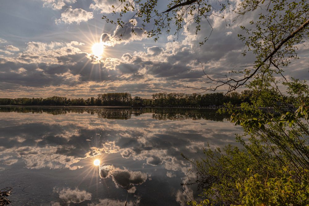 **Wolken Spiegelung**