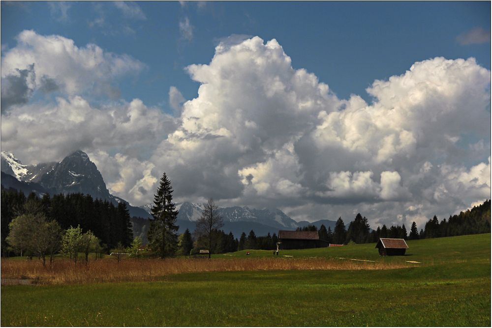 Wolken türmten sich auf