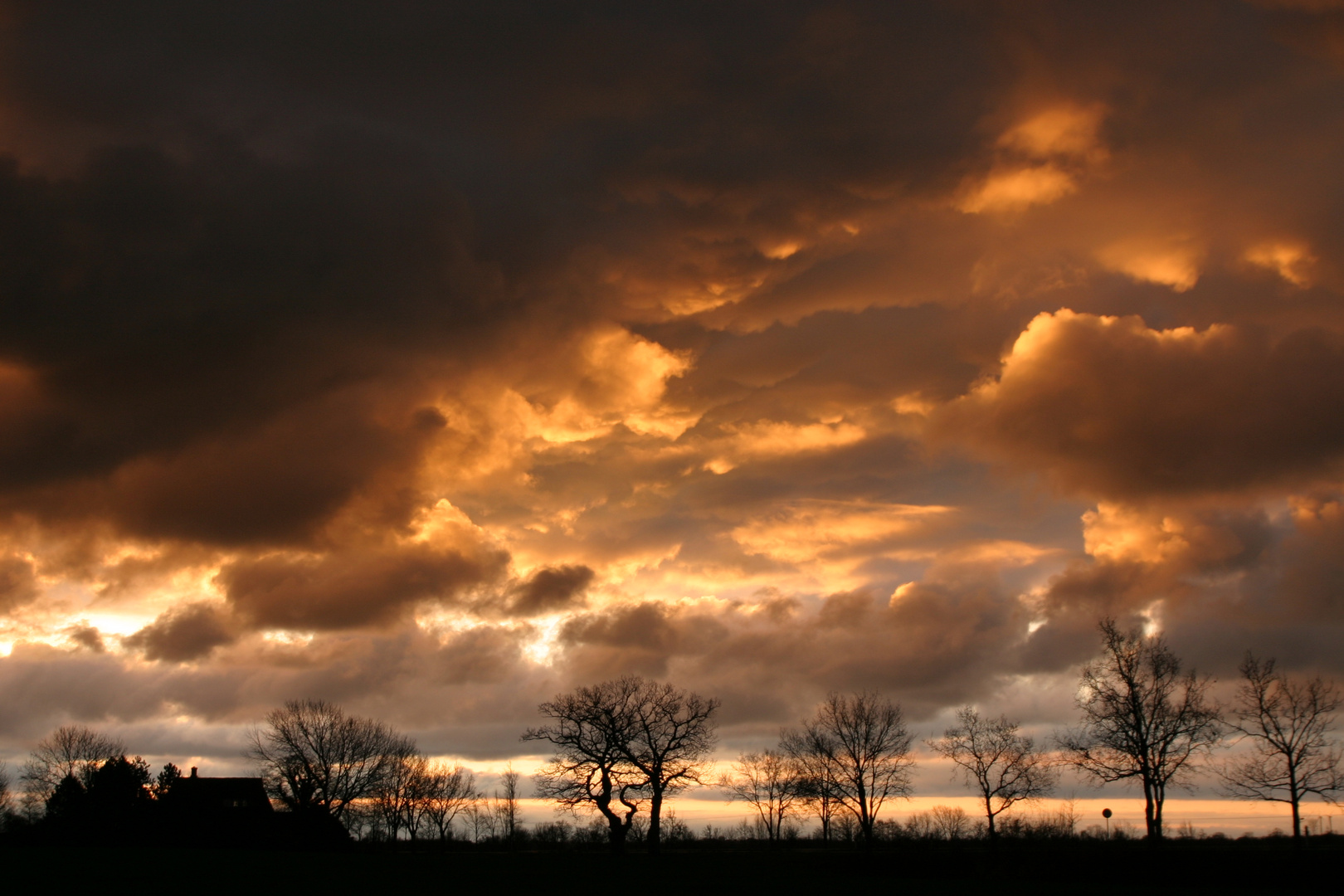 Wolken u. Sonne in Wisch