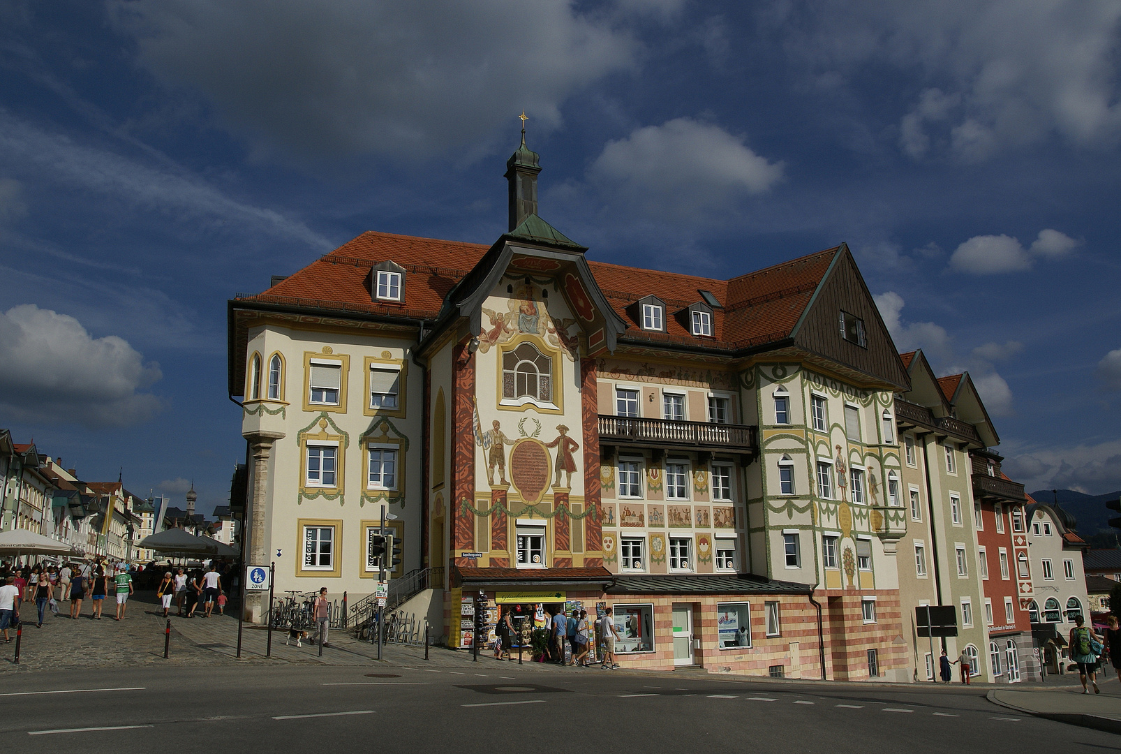 Wolken über Bad Tölz