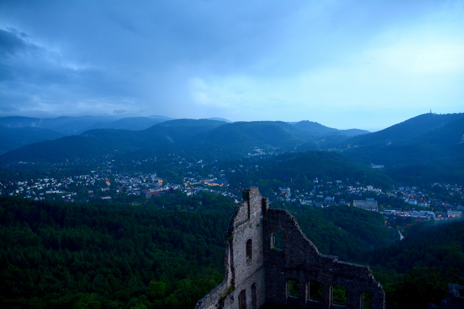 Wolken über Baden-Baden