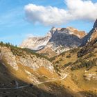 Wolken über Berggipfeln