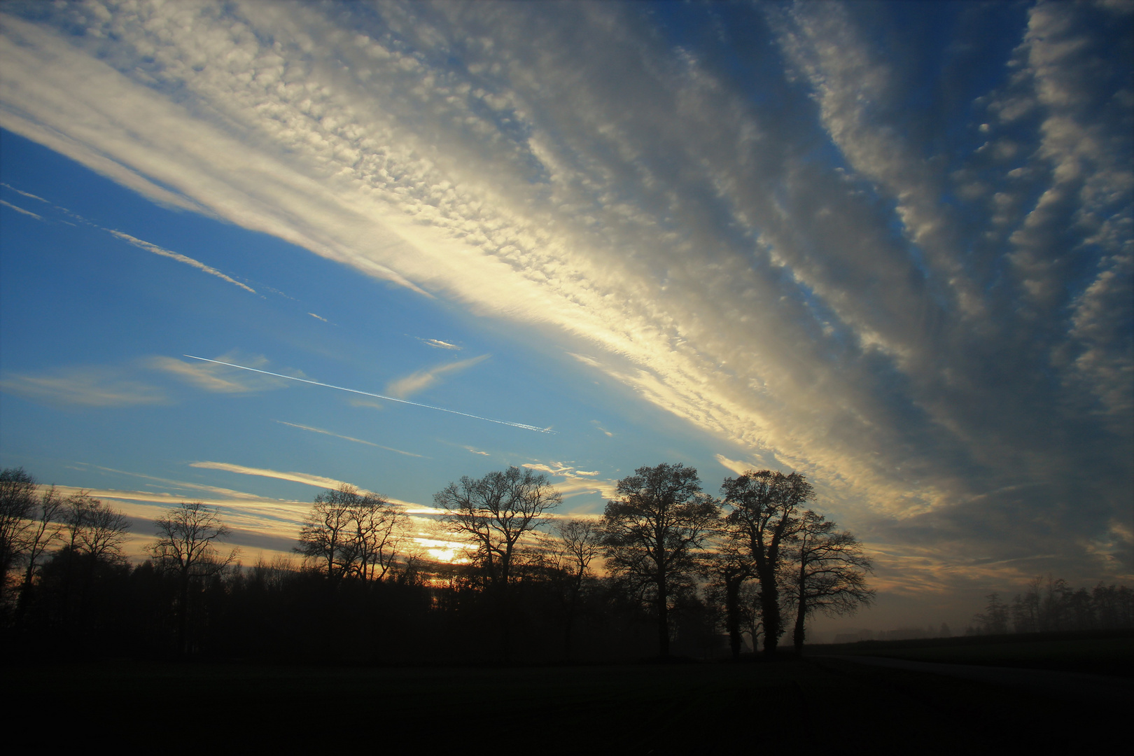 Wolken über Berghausen