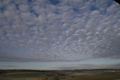 Wolken über Berghausen