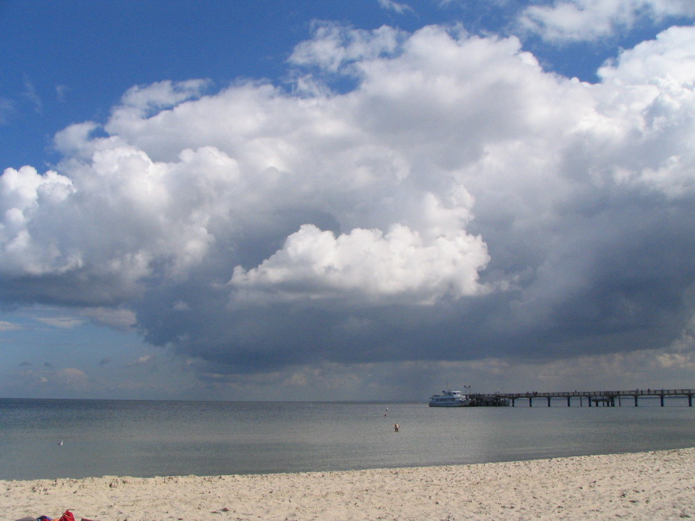 Wolken über Boltenhagen