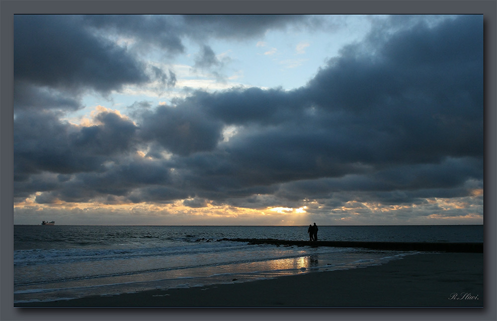 Wolken über Borkum