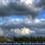 Wolken über Büchenbach