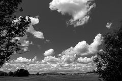 Wolken über Büdingen