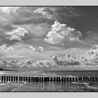 Wolken über Bunen, Ameland 2007 BW