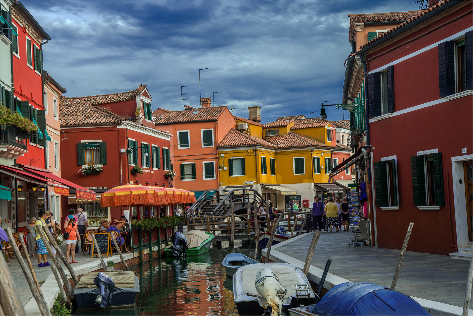 Wolken über Burano