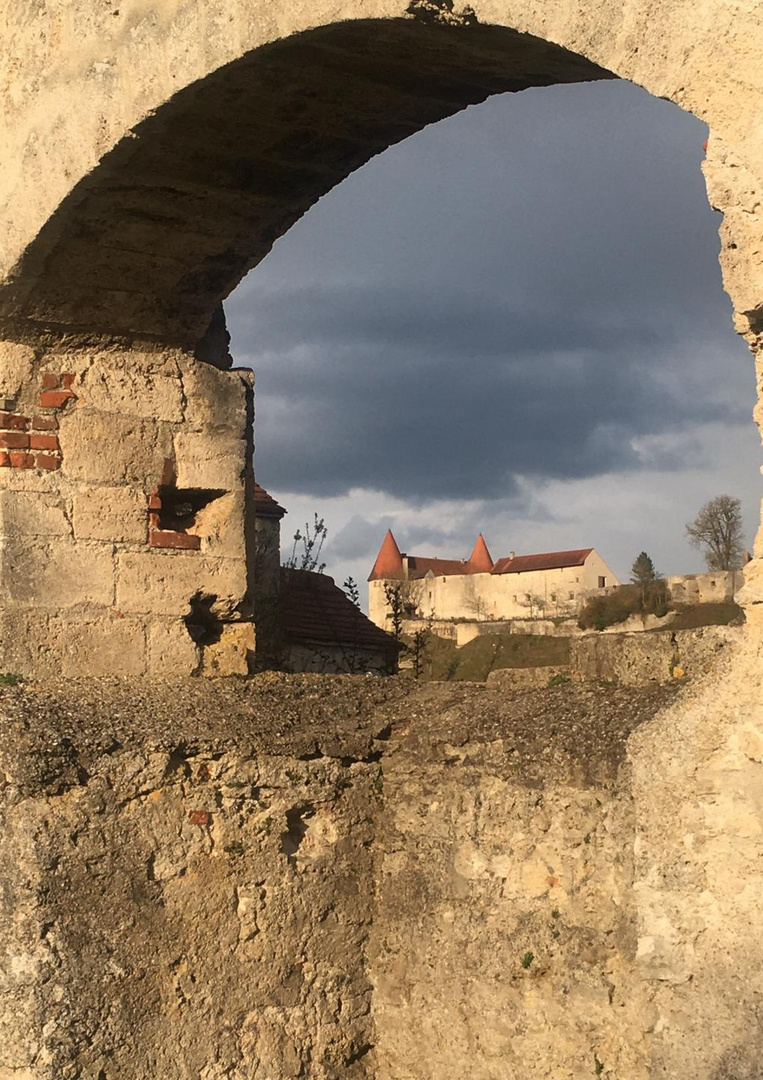 Wolken über Burghausen