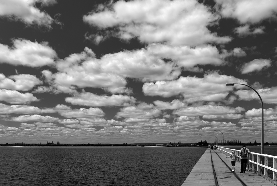 wolken über busselton