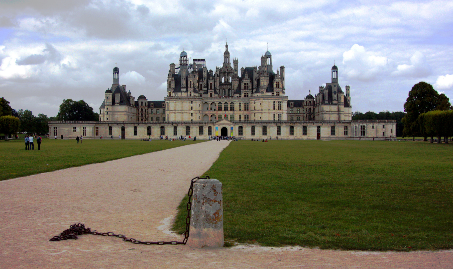 Wolken über Chambord