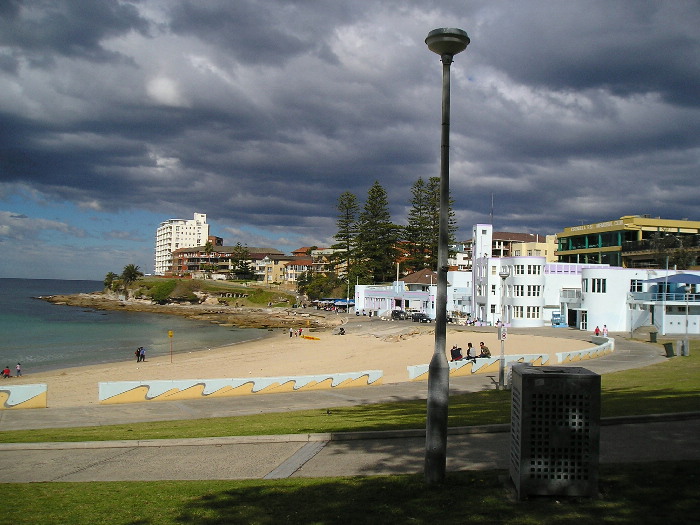 Wolken ueber Cronulla, NSW, Australia