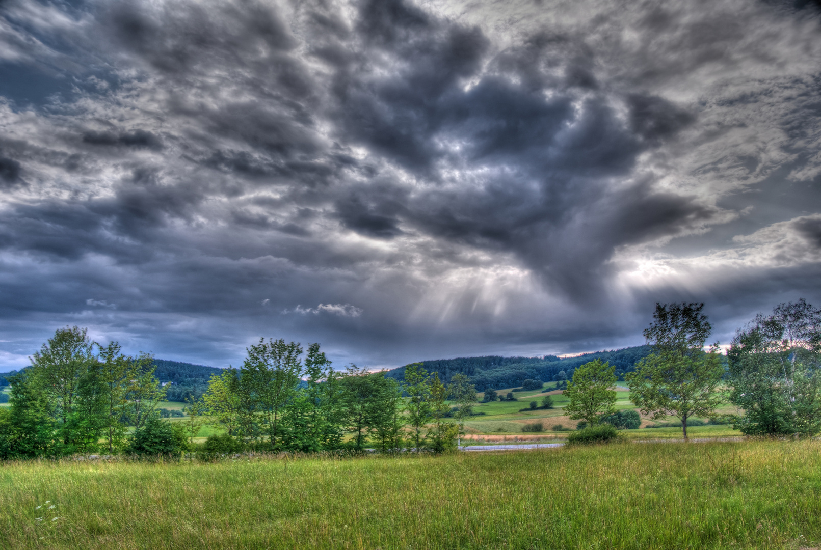 Wolken über dem Ahorntal