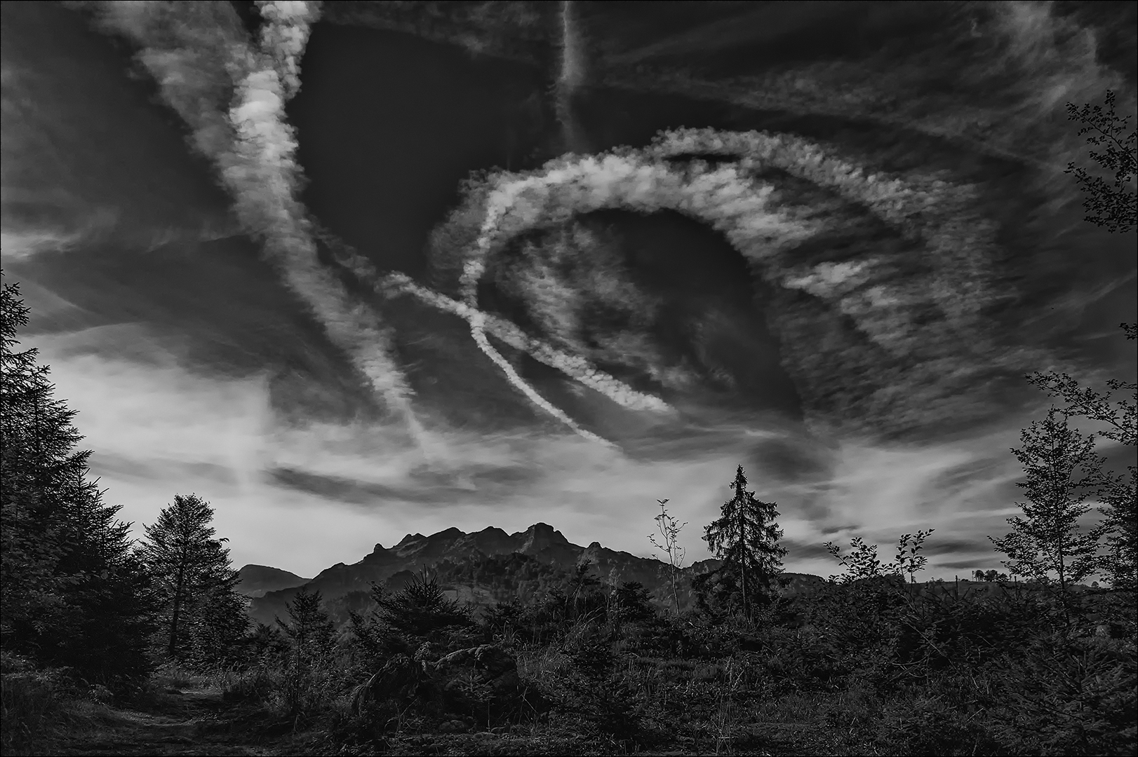 Wolken über dem Almtal/Salzkammergut