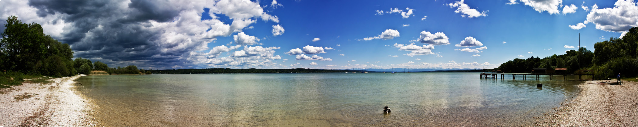 Wolken über dem Ammersee