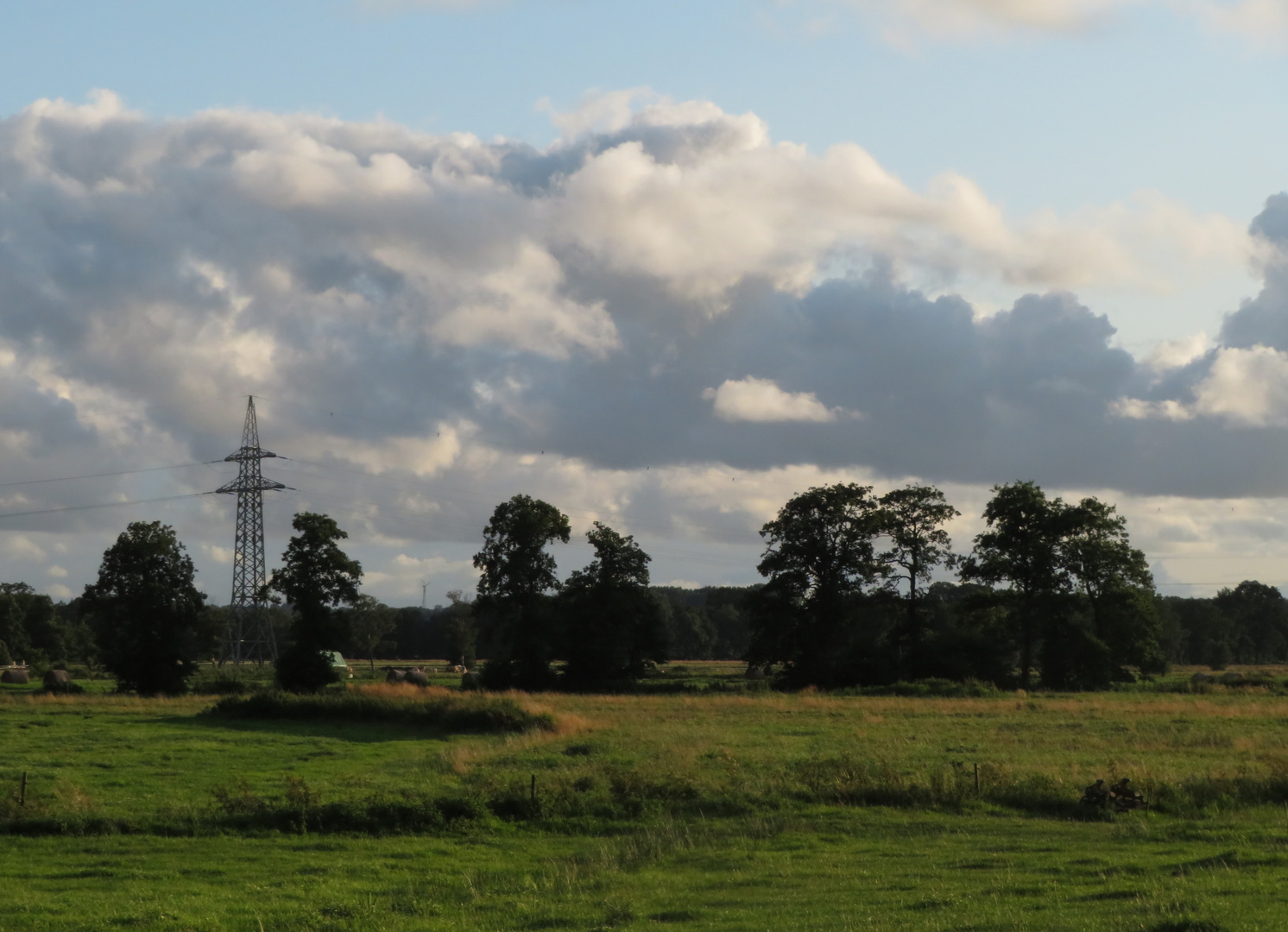 Wolken über dem Basbecker Moor 