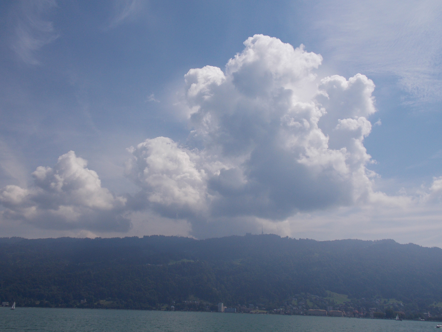 Wolken über dem Bodensee