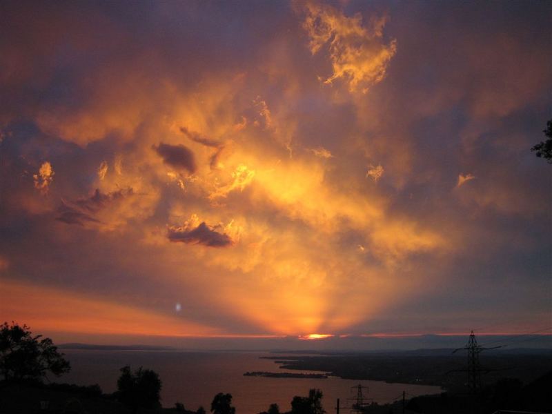 Wolken über dem Bodensee...