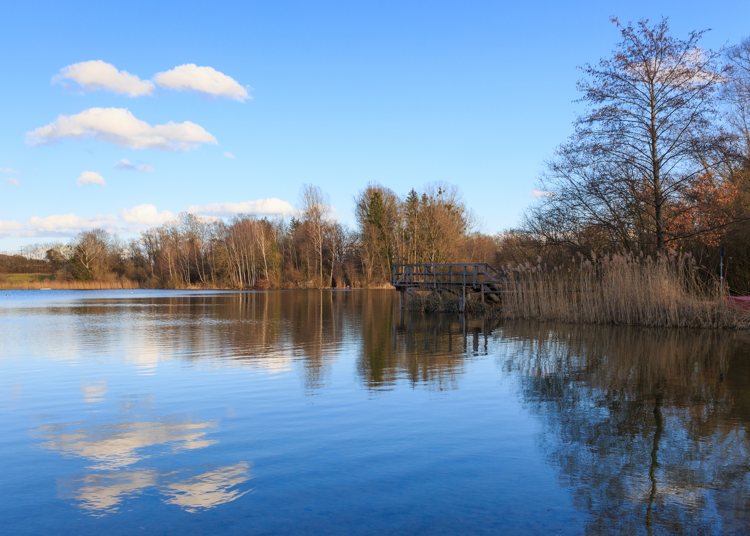 Wolken über dem Böhringer See