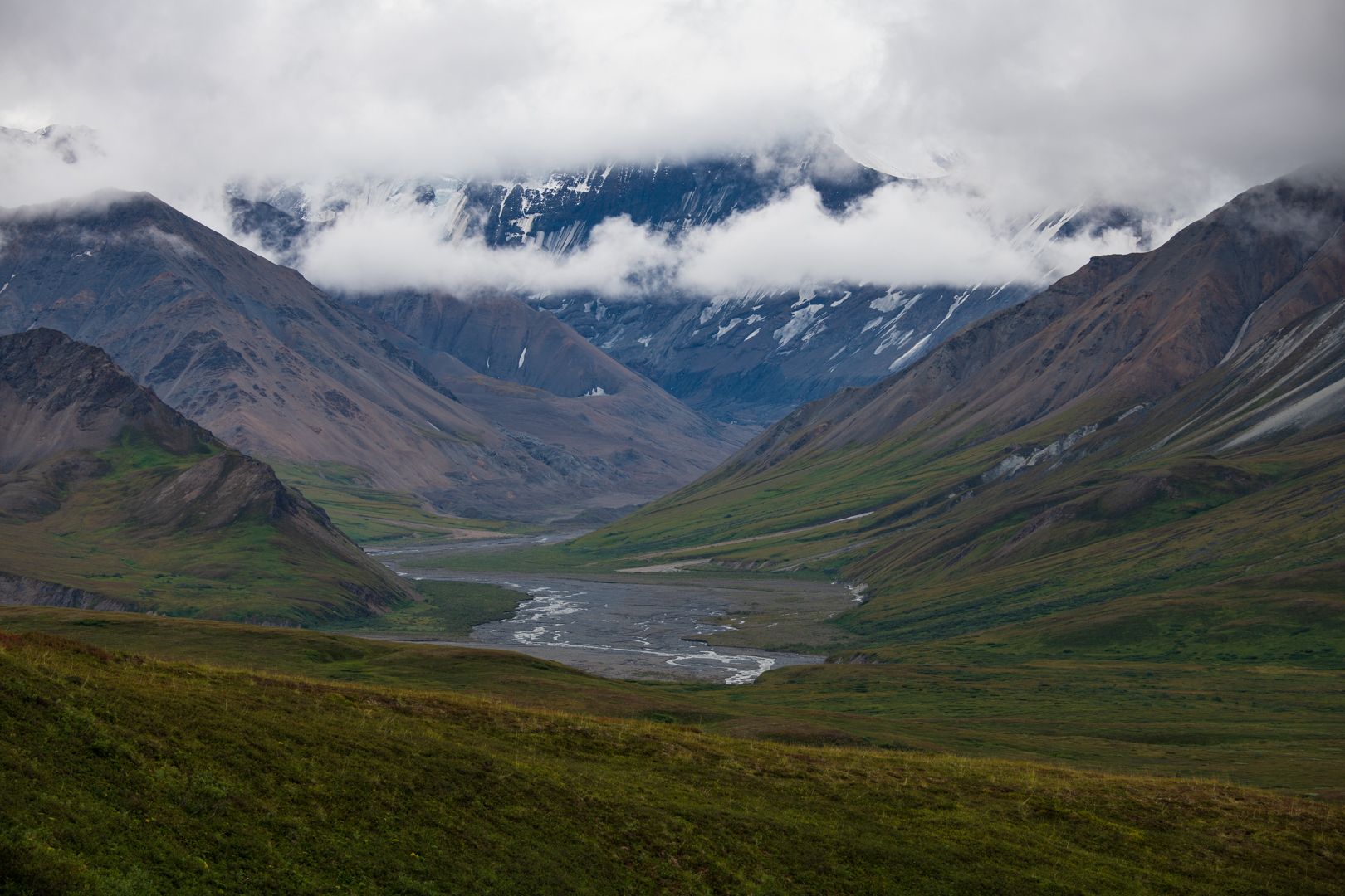 Wolken über dem Denali