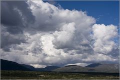 Wolken über dem Dovrefjell / Norwegen