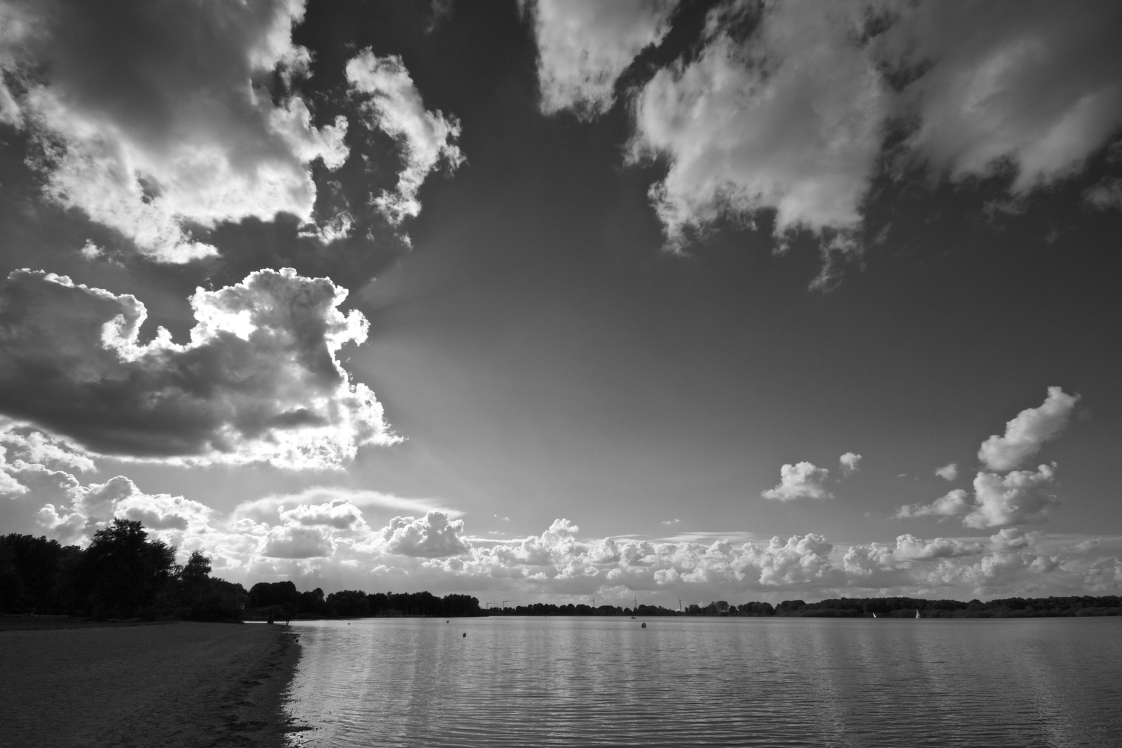 Wolken  über dem Einfelder See