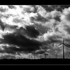 Wolken über dem Feld