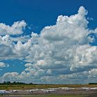 Wolken über dem Flugplatz