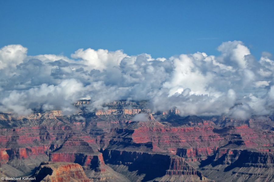 Wolken über dem Grand Canyon