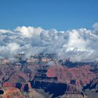 Wolken über dem Grand Canyon