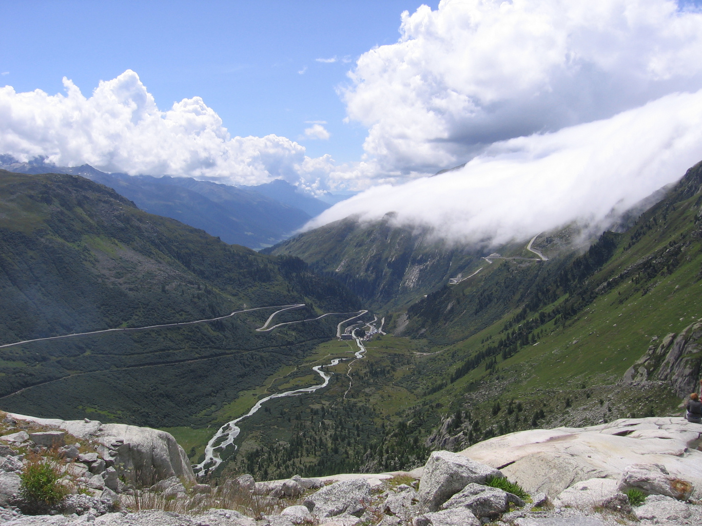 Wolken über dem Grimsel