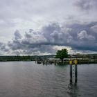 Wolken über dem Hafen